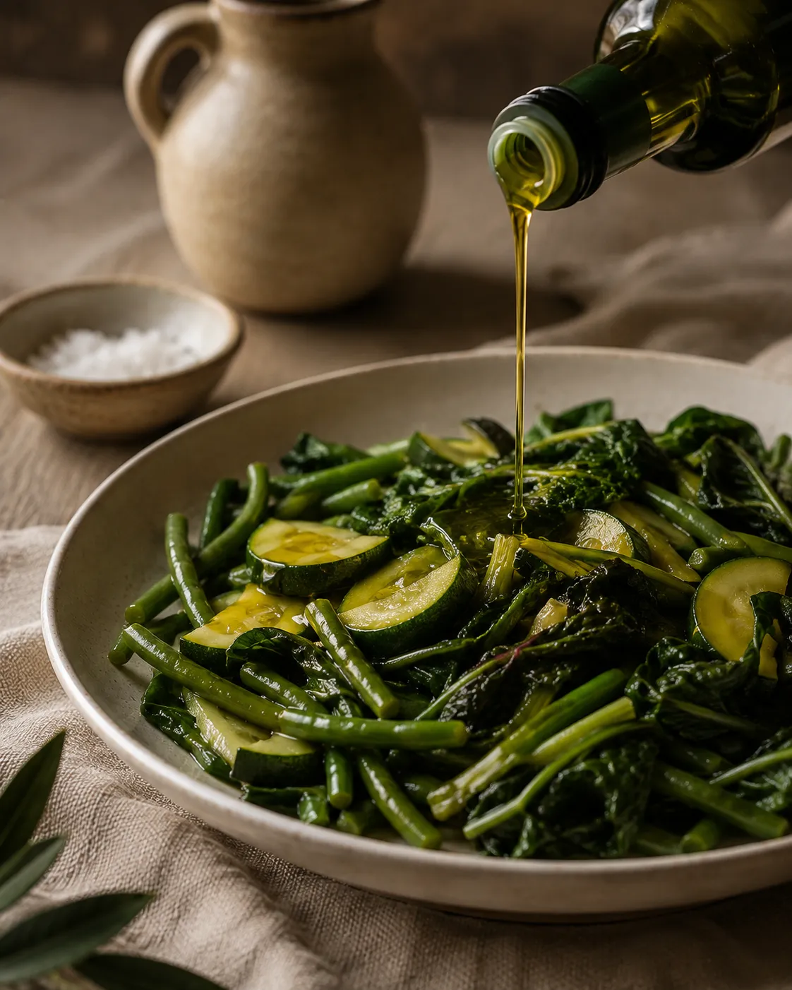 Las verduras con un hilo de Piano Piano